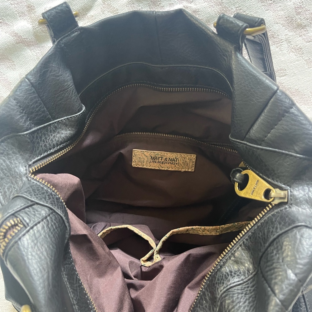 Matt & Nat black tote bag - Picture 3 of 3